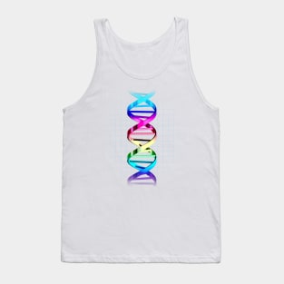 DNA Genetic Strand Science Symbol Tank Top